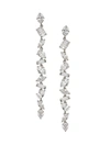 ADRIANA ORSINI AVALANCHE CUBIC ZIRCONIA LINEAR EARRINGS,400013018783