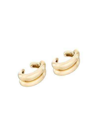 Adina Reyter 14k Yellow Gold Tube Hoop Earrings