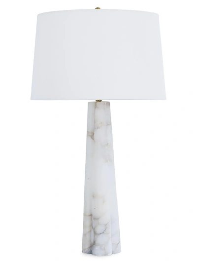 Regina Andrew Large Quatrefoil Alabaster Table Lamp