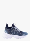 Hogan Interaction Denim Sneakers In Blue In Blue