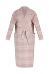 ALICIA AUDREY THE OVERSIZE PINK CHECK