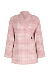 ALICIA AUDREY THE BLAZER PINK CHECK