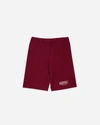 Sporty And Rich East Side Biker-print Stretch-cotton Shorts In Red