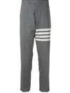 THOM BROWNE 4-BAR LOW-RISE TROUSERS