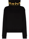 REEBOK X VICTORIA BECKHAM LOGO-EMBROIDERED SWEATSHIRT