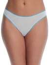 On Gossamer Gossamer Mesh Hip G Thong In Chalk Blue