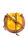 LOEWE SMALL HORSESHOE TWO-TONE CROSSBODY BAG