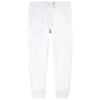DSQUARED2 WHITE BRANDED SWEATPANTS,DQ0212