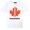 DSQUARED2 DSQUARED2 WHITE RELAX MAGLIETTA PRINTED T-SHIRT,DQ0028