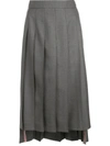 Thom Browne Below Knee Dropped Back In Super 120's Twill In Grey