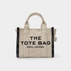Marc Jacobs (the) Mini Traveler Tote Aus Beigefarbener Baumwolle In Beige