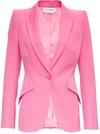 ALEXANDER MCQUEEN SINGLE BREASTED BLAZER WITH OBLIQUE POCKETS WITH FLAP,11678042