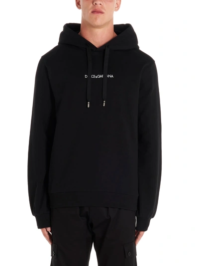 Dolce & Gabbana Hoodie In Black