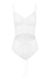 CHRISTOPHER ESBER RUCHED DISCONNECT SWIMSUIT
