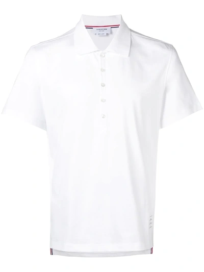 THOM BROWNE COTTON POLO SHIRT