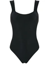 Amir Slama Cut-out One-piece In Black