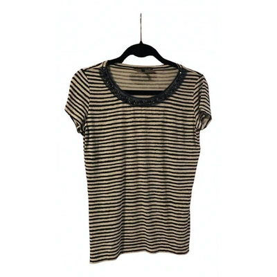 Pre-owned Max Mara Navy Cotton Top