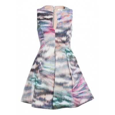 Pre-owned Alexis Mid-length Dress In Multicolour