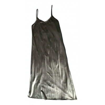 Pre-owned Second Female Mid-length Dress In Metallic