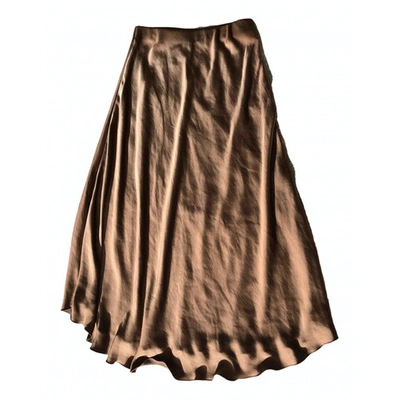 Pre-owned Munthe Mid-length Skirt In Metallic
