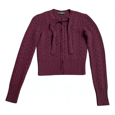 Pre-owned Dolce & Gabbana Wool Jumper In Purple
