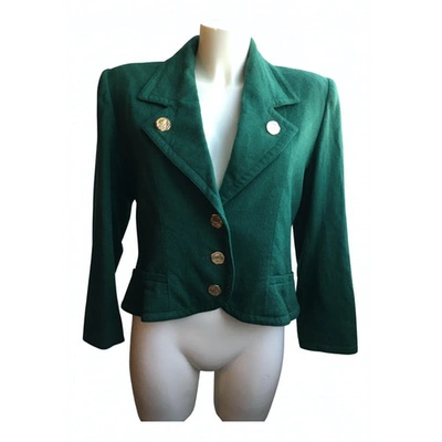 Pre-owned Givenchy Wool Blazer In Green