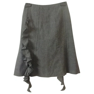 Pre-owned Patrizia Pepe Wool Skirt In Grey