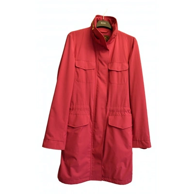 Pre-owned Loro Piana Cashmere Trench Coat In Pink