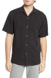 Tommy Bahama Tahitian Border Classic Fit Silk Shirt In Purple Haze
