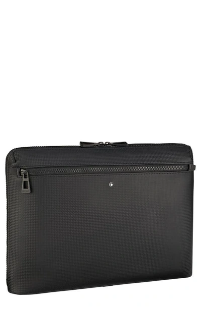 Montblanc Extreme 2.0 Leather Laptop Case In Black