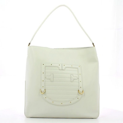 Furla Handbags White Fortezza Large Hobo Bag In Blanc