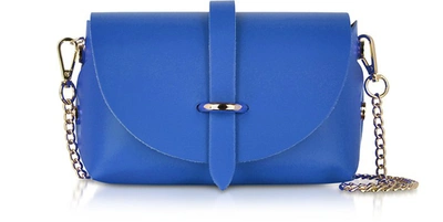 Gisèle 39 Handbags Caviar Leather Mini Shoulder Bag In Bleuet