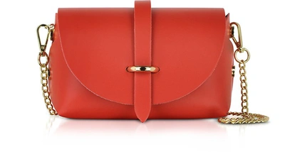 Gisèle 39 Handbags Caviar Leather Mini Shoulder Bag In Rouge