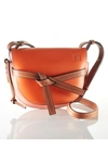 Loewe Gate Small Leather Crossbody Bag In 3993 Mink Color/light Oat