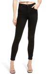 Reformation Harper High & Skinny Jeans In Black