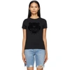 KENZO BLACK TIGER FLOCK T-SHIRT