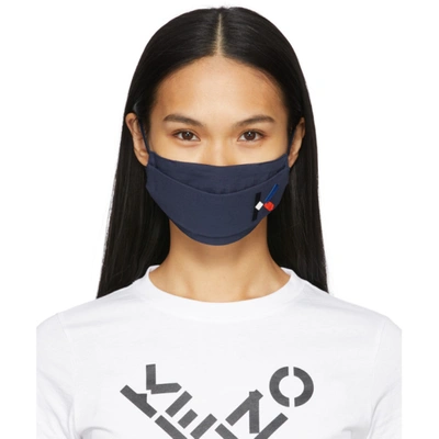 Kenzo Three-pack Multicolor Embroidered Logo Face Masks