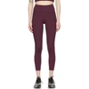 Girlfriend Collective Purple High-rise Compressive Leggings In Plum
