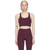 Girlfriend Collective Paloma Firm-support Sports Bra In Plum