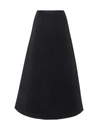 GIVENCHY GIVENCHY WRAP FRONT MIDI SKIRT