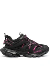 Balenciaga Track Logo-detailed Mesh And Rubber Sneakers In Black