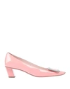 Roger Vivier Pumps In Salmon Pink