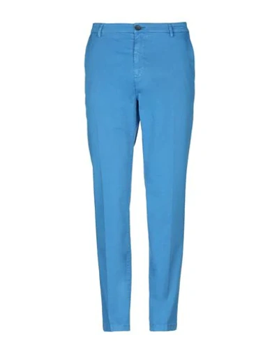 Yan Simmon Casual Pants In Azure