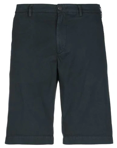 40weft Man Shorts & Bermuda Shorts Steel Grey Size 28 Cotton In Grey