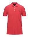 Lyle & Scott Polo Shirts In Red