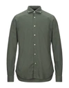 Tintoria Mattei 954 Shirts In Green