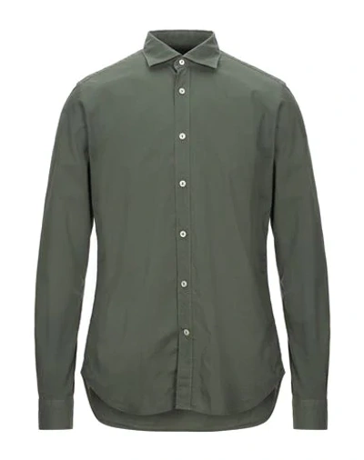 Tintoria Mattei 954 Shirts In Green