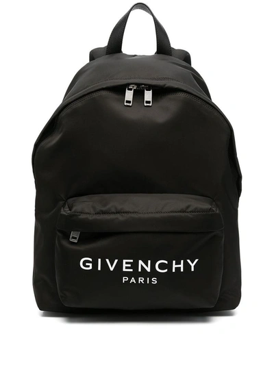 Givenchy Black Backpack With Logo Print