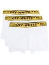 Off-white Three-pack White Industrial Boxers In White