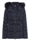 ADD BLUE QUILTED SHORT PADDED JACKET